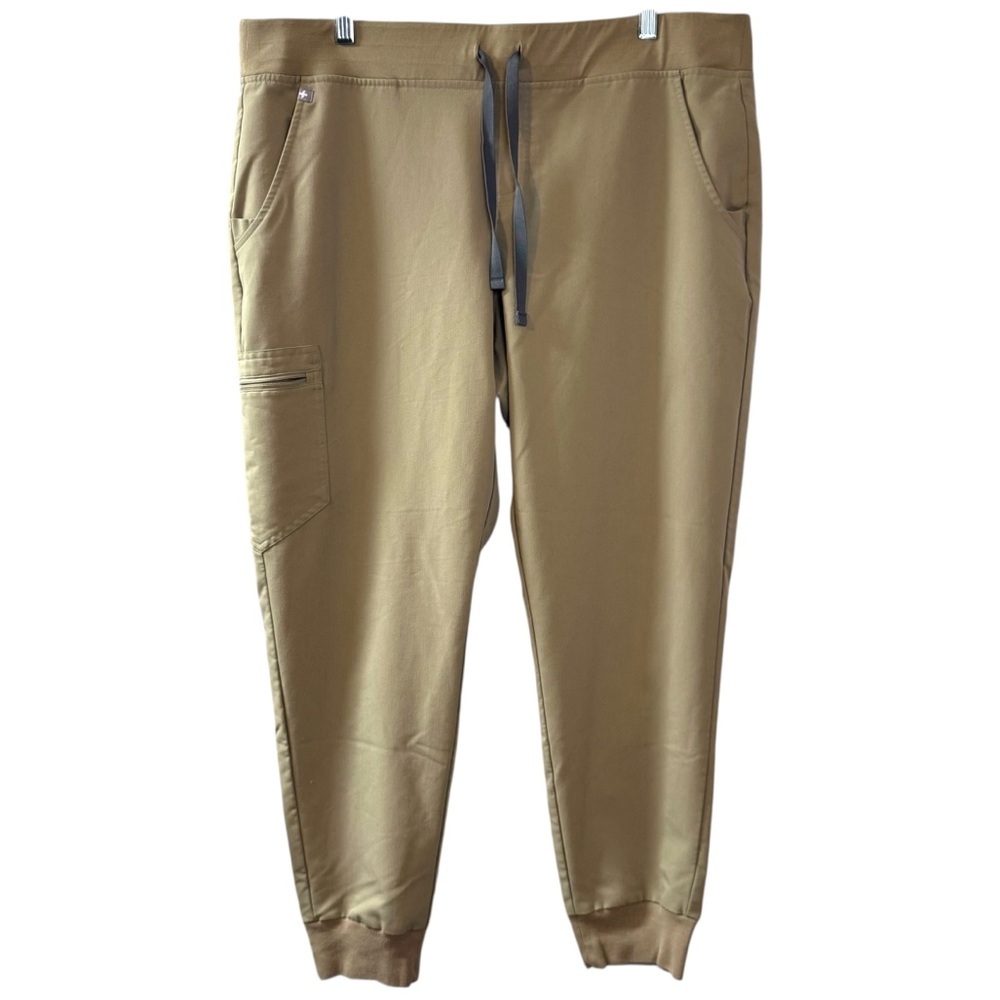 Olive Utility Jogger Pants with Drawstring